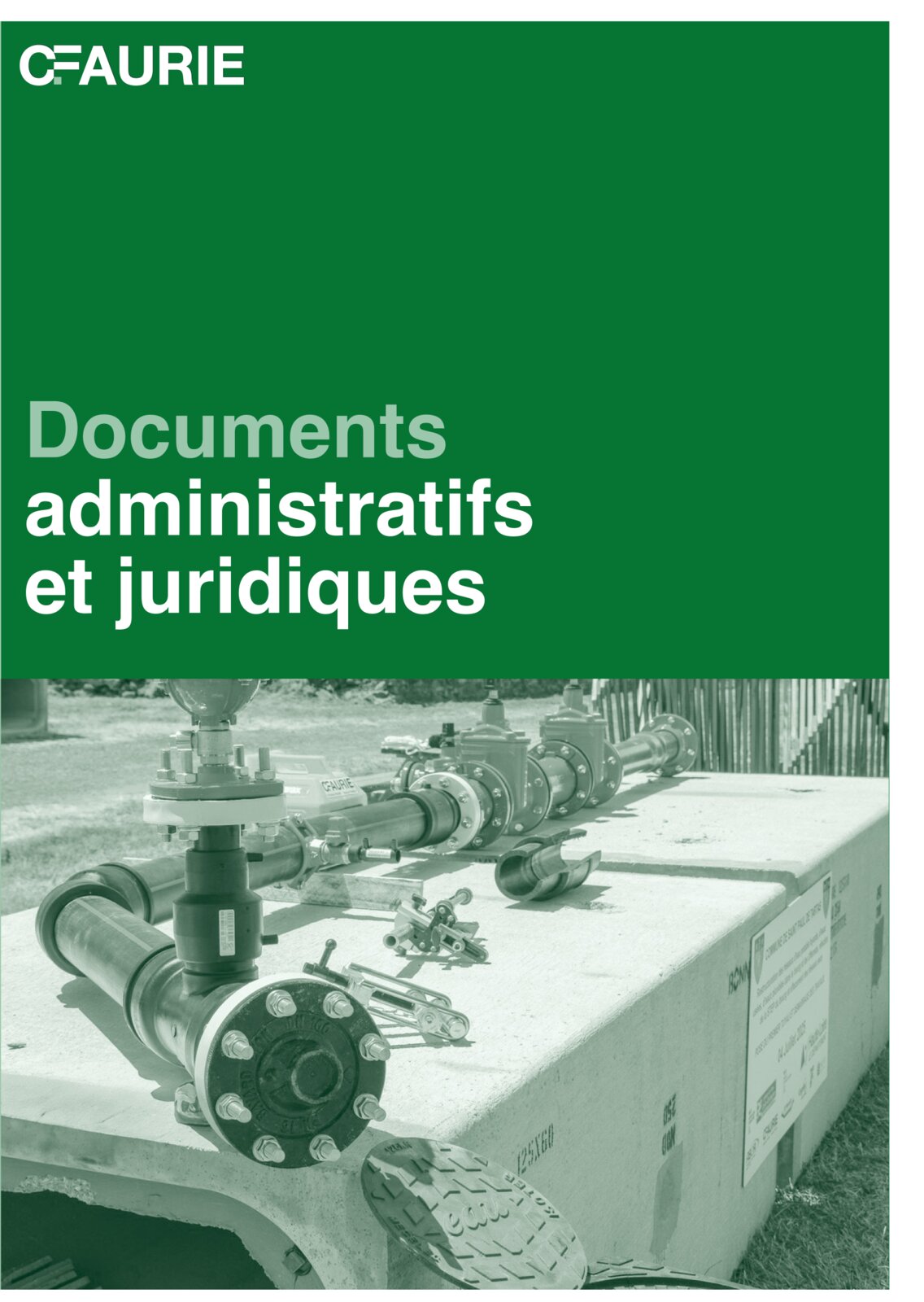 Couverture document externe — fond vert