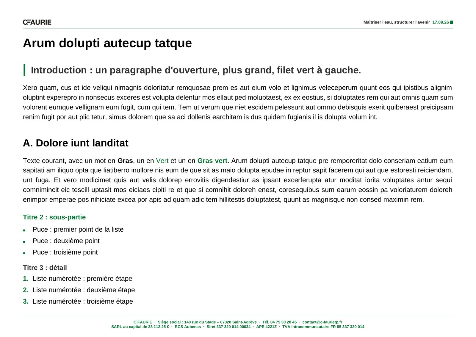 Page intérieure A4 paysage