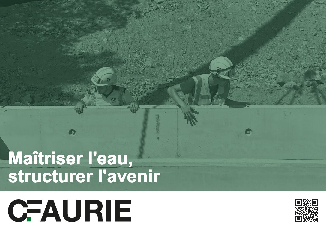Encart publicitaire avec texte