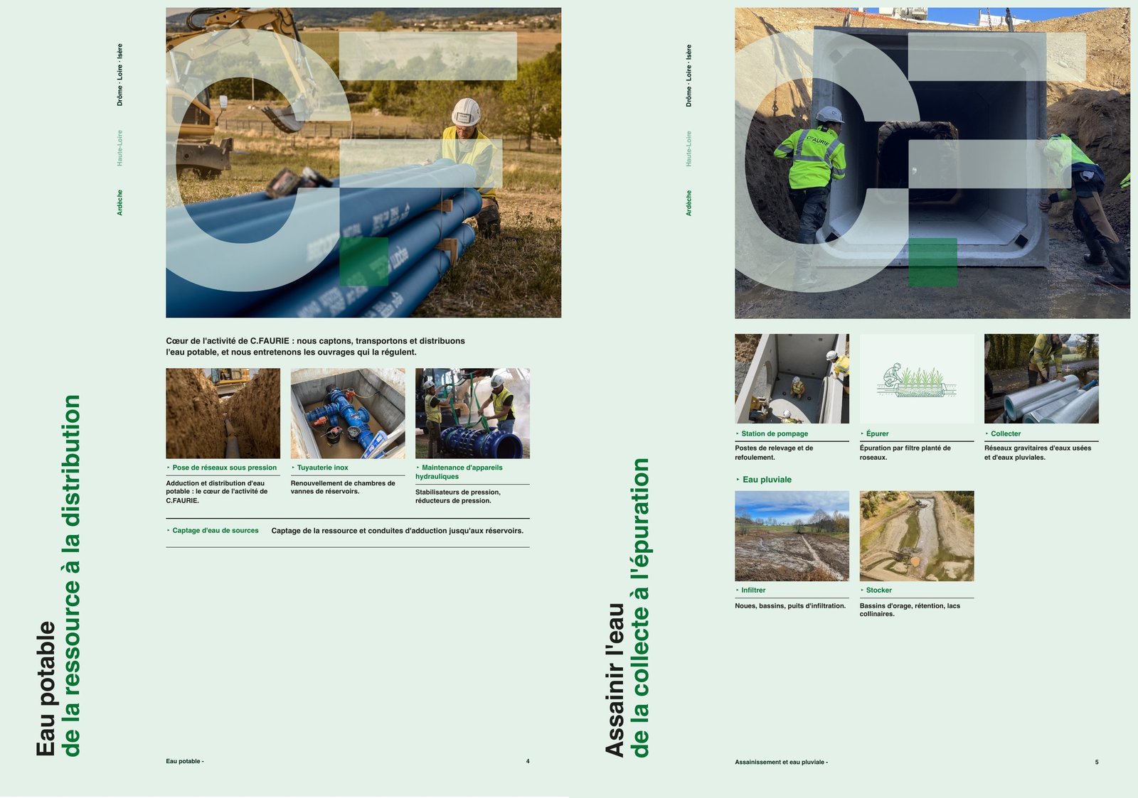Brochure V4, pages 4 et 5