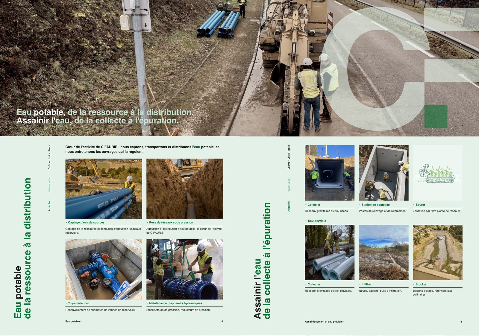 Brochure V5, pages 4 et 5