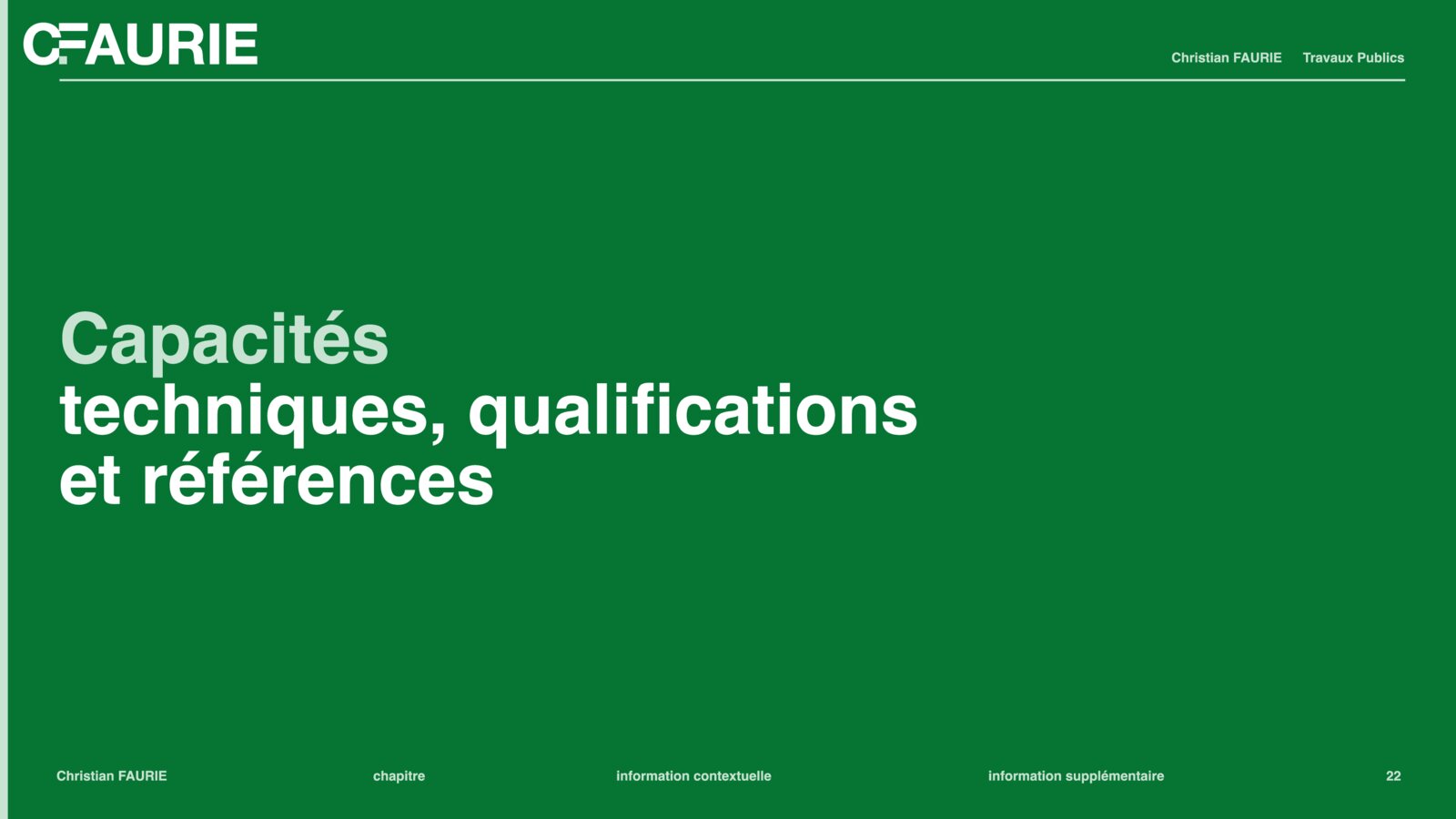 PowerPoint externe — couverture de chapitre