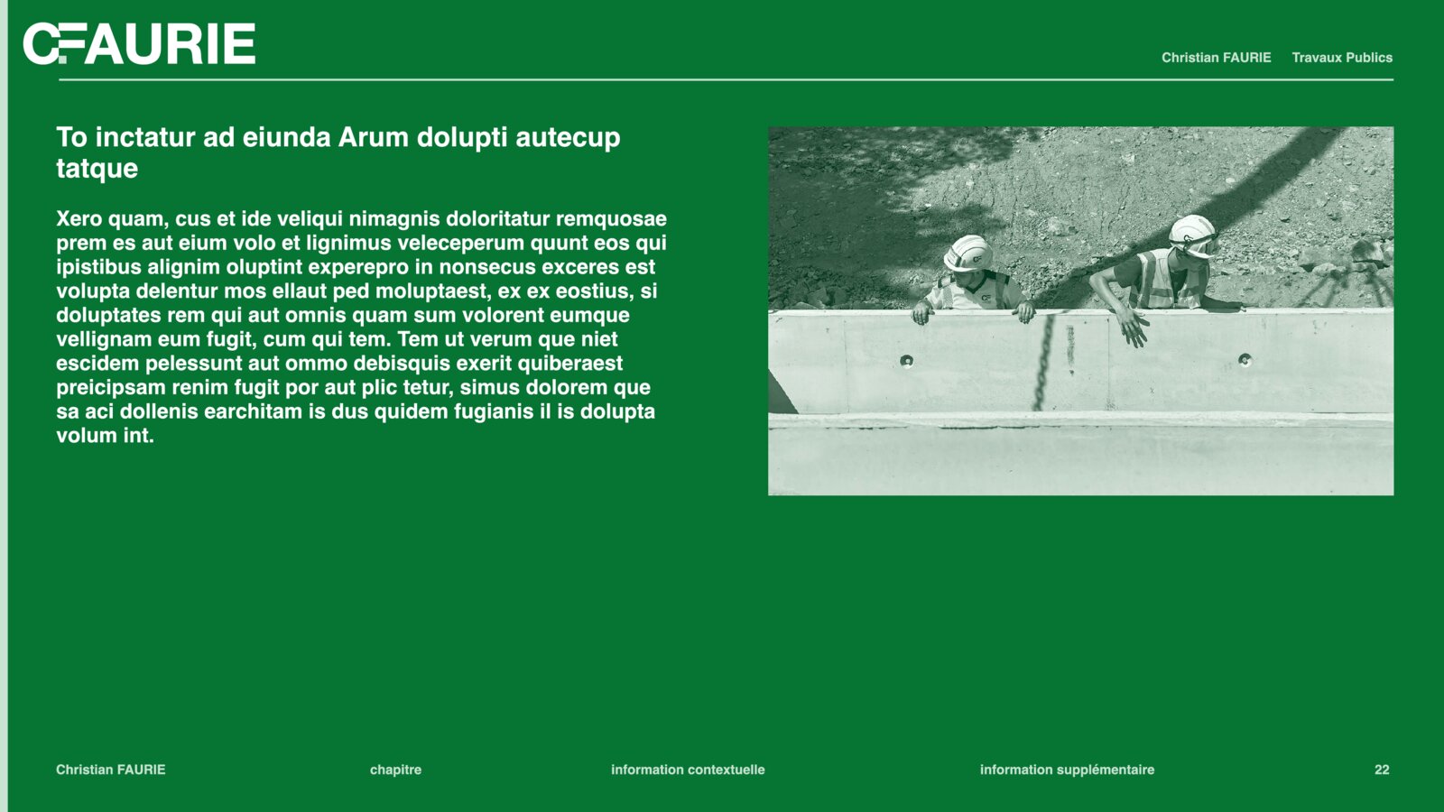PowerPoint externe — texte et image