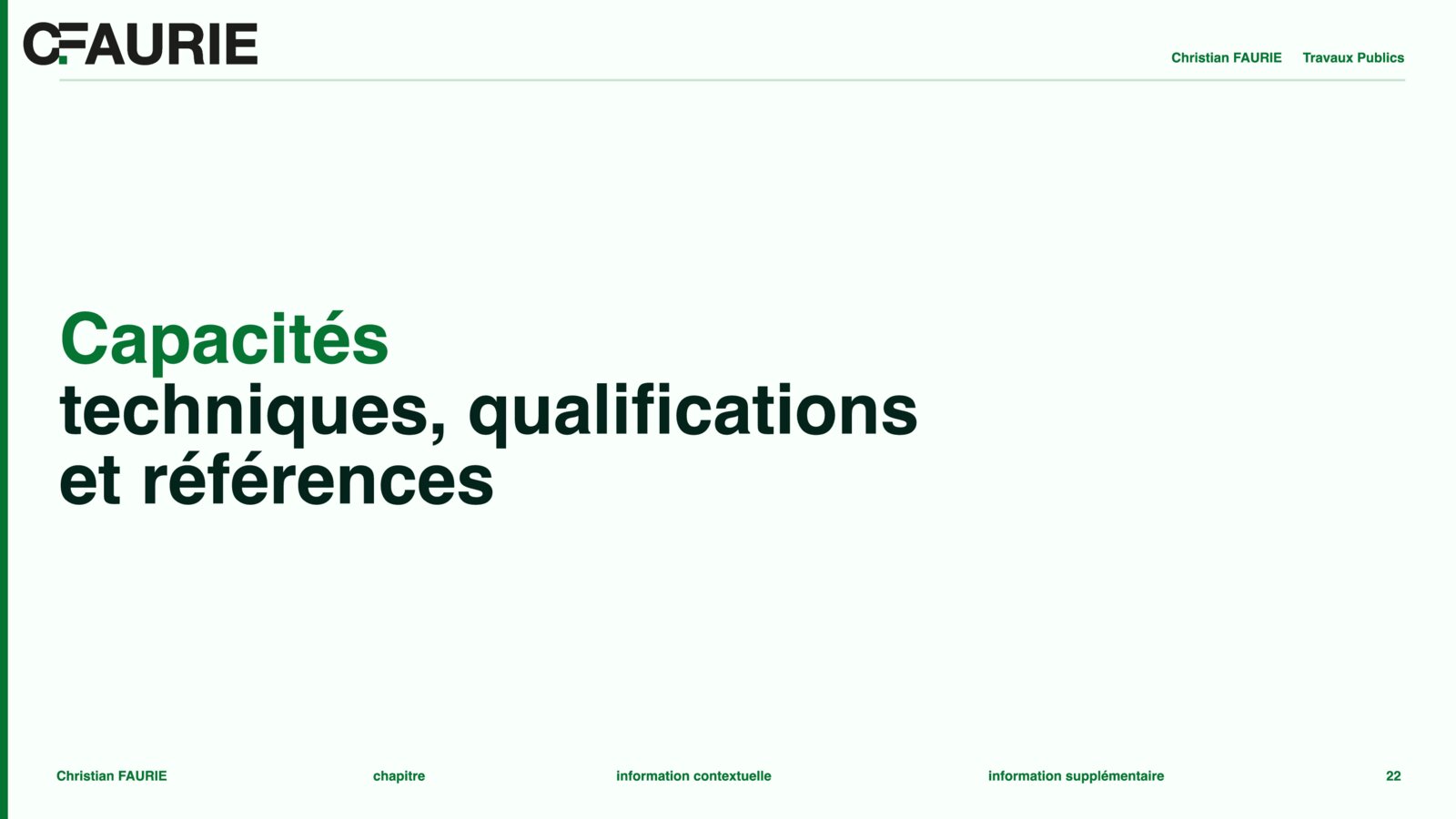 PowerPoint interne — couverture de chapitre
