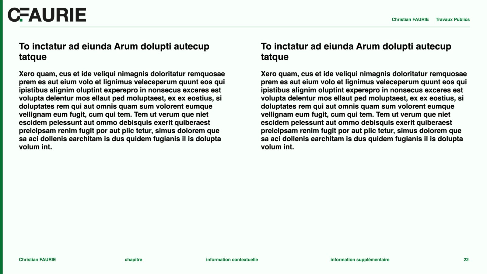 PowerPoint interne — texte et image