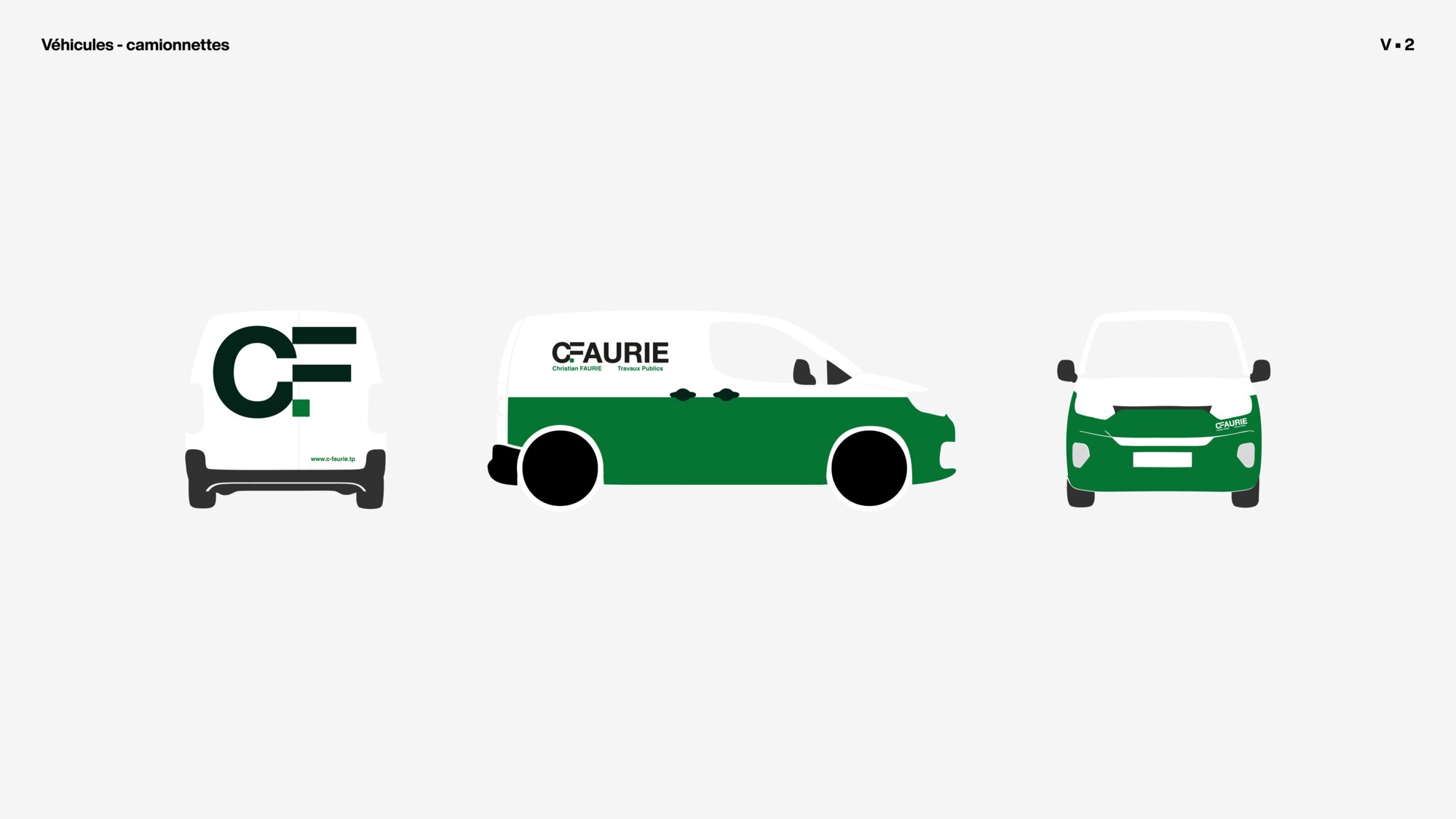 Marquage camionnettes — version 2