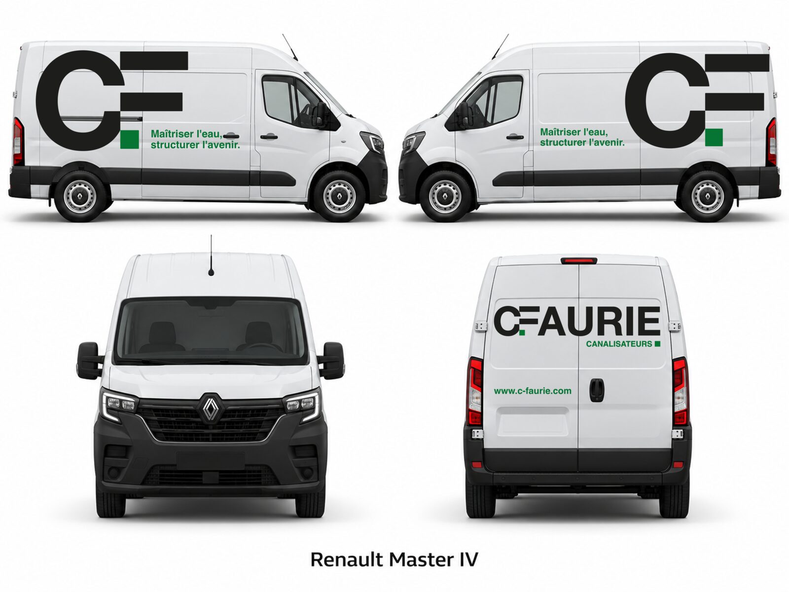 Marquage C.FAURIE — Renault Master IV
