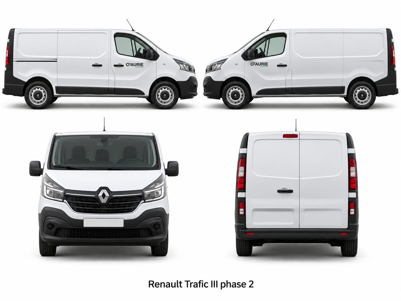 Marquage C.FAURIE — Renault Trafic III phase 2