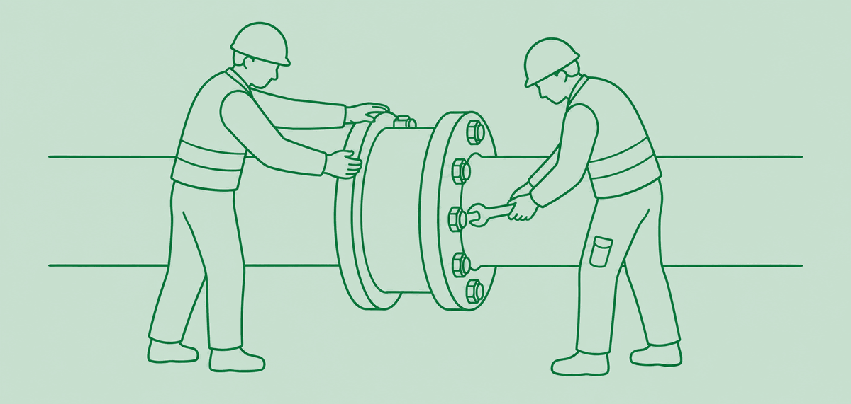 Illustration — montage de raccord