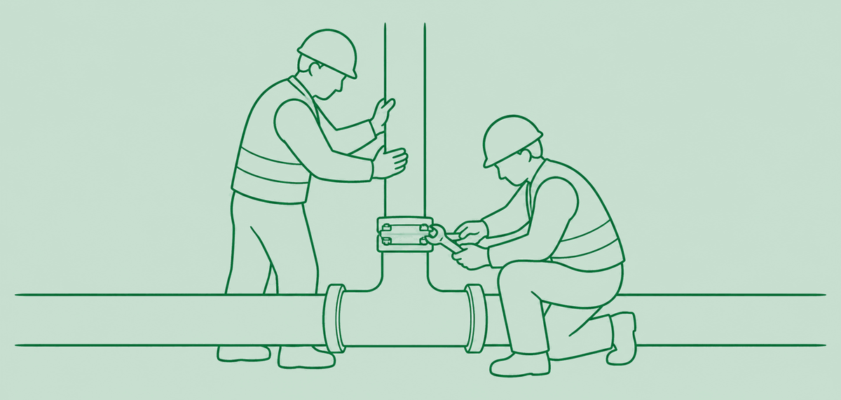 Illustration — intervention sur branchement