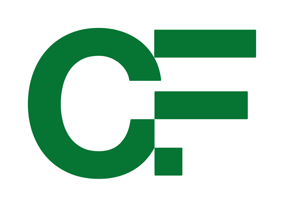 Monogramme, version tout vert, fond blanc