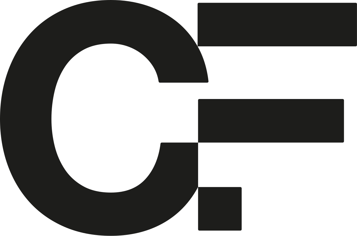 Monogramme, version tout noir, fond transparent