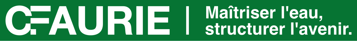 Logo avec signature, version tout blanc, fond vert