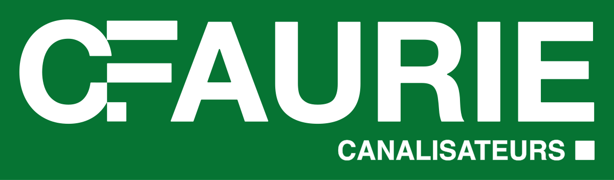 Logo secondaire CANALISATEURS, version tout blanc, fond vert